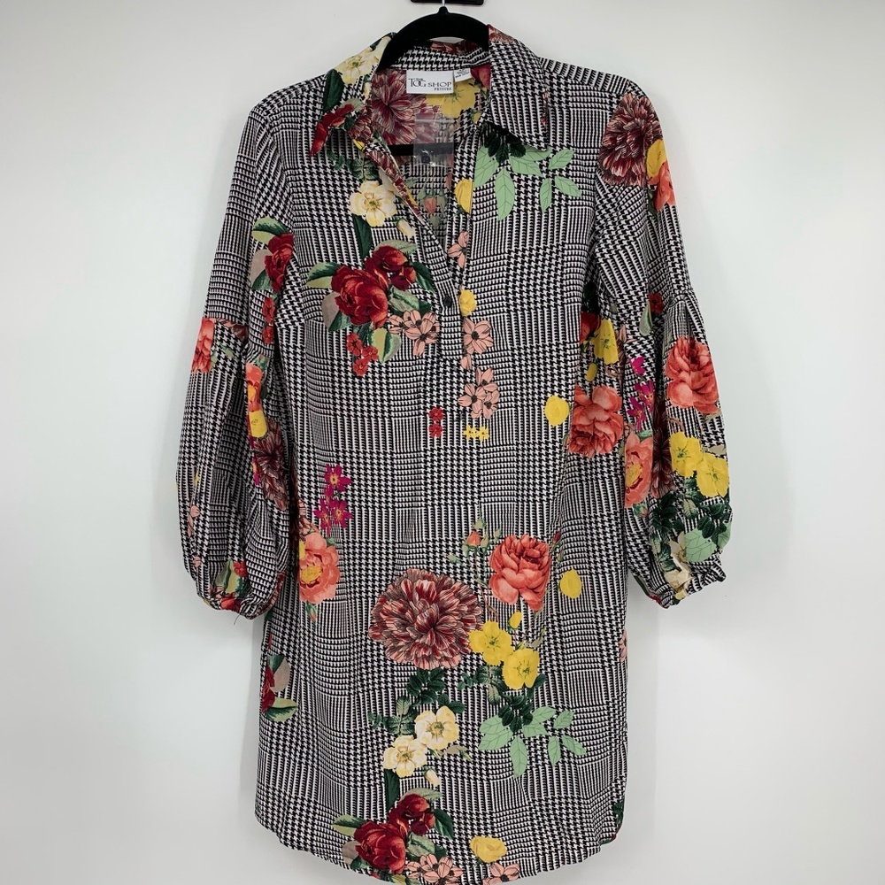 The Tog Shop petites 4P dress tunic shirt floral‎